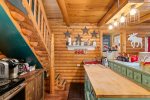 A true log cabin with all the comforts of home.